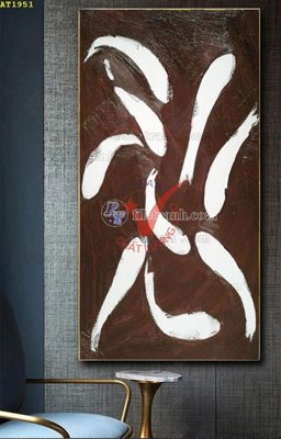 Download file gốc File tranh hiện đại Sơn Dầu AT1951 (in lụa) cao cấp