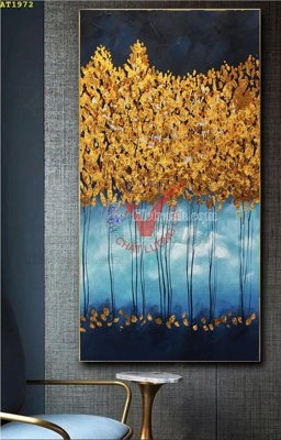 Tải file File tranh hiện đại Sơn Dầu AT1972 (gốc) in ấn chất lượng