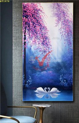 File gốc in ấn File tranh hiện đại Sơn Dầu AT1978 (sẵn sàng tải về)