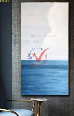 File tranh File tranh hiện đại Sơn Dầu AT1992 (ảnh gốc) không bị mờ