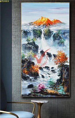 File tranh File tranh hiện đại Sơn Dầu AT2003 (gốc) in film