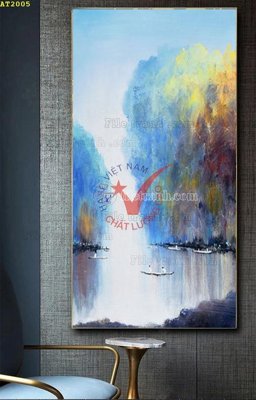 File gốc File tranh hiện đại Sơn Dầu AT2005 (trang trí) phòng làm việc