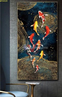 Tải file PSD File tranh hiện đại Sơn Dầu AT2029 (nguyên layer) để in