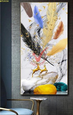 File gốc File tranh hiện đại Sơn Dầu AT2036 (cho in ấn) từ Filetranh.com