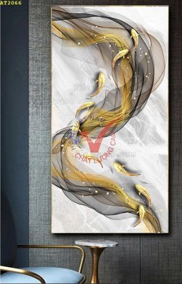 File tranh File tranh hiện đại Sơn Dầu AT2066 (gốc) in trên kính