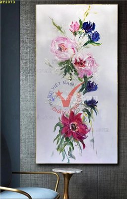 File tranh gốc File tranh hiện đại Sơn Dầu AT2073 chủ đề hiện đại