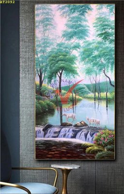Tải file File tranh hiện đại Sơn Dầu AT2092 (gốc) in ấn chất lượng