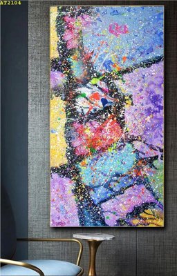 File tranh quảng cáo File tranh hiện đại Sơn Dầu AT2104 (download file gốc)