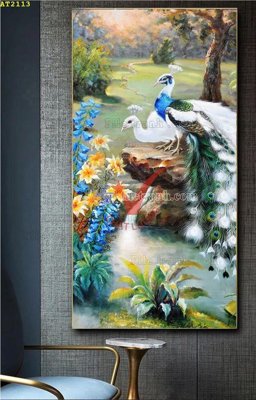 File gốc File tranh hiện đại Sơn Dầu AT2113 (PNG) nền trong suốt