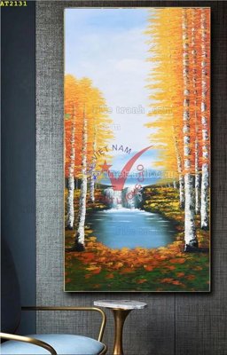 File tranh File tranh hiện đại Sơn Dầu AT2131 (gốc) chủ đề thiên nhiên