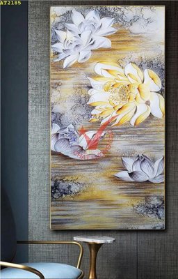 File in lụa File tranh hiện đại Sơn Dầu AT2185 (phong cảnh) File tranh hiện đại Sơn Dầu AT2185