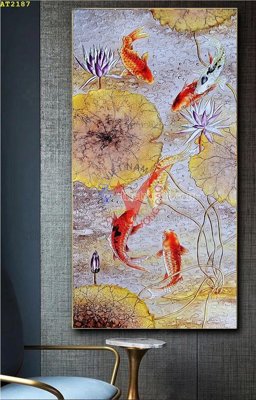 File tranh File tranh hiện đại Sơn Dầu AT2187 (gốc) chủ đề thiên nhiên