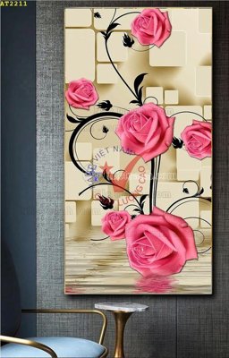 File tranh File tranh hiện đại Sơn Dầu AT2211 (gốc) chủ đề tĩnh vật