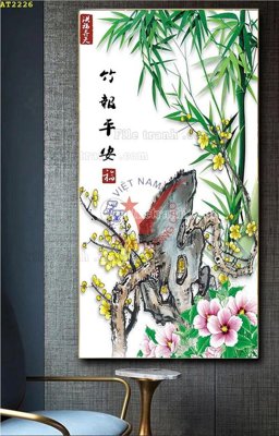 File gốc File tranh hiện đại Sơn Dầu AT2226 (AI/EPS) cho in ấn