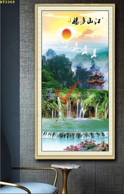 Download file File tranh hiện đại Sơn Dầu AT2268 (gốc) in mica cao cấp