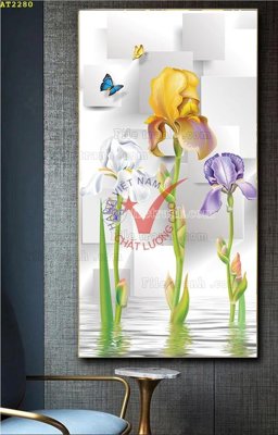 File gốc File tranh hiện đại Sơn Dầu AT2280 (trang trí) phòng trẻ em