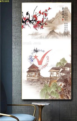 File tranh File tranh hiện đại Sơn Dầu AT2285 (bản gốc) in lụa 5D