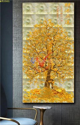 File tranh gốc File tranh hiện đại Sơn Dầu AT2301 (bản quyền) độc đáo