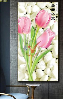 File tranh File tranh hiện đại Sơn Dầu AT2308 (gốc) chủ đề tĩnh vật