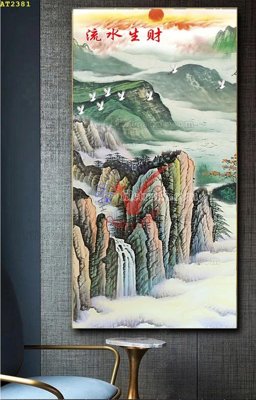 Tải file File tranh hiện đại Sơn Dầu AT2381 (gốc) chủ đề phong thủy