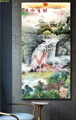 File PSD File tranh hiện đại Sơn Dầu AT2382 (bản gốc) đã tách nền