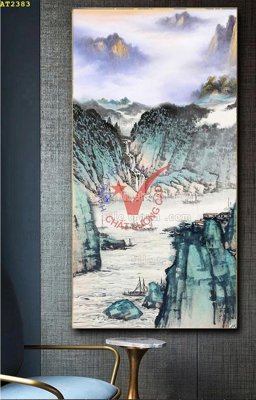 File gốc File tranh hiện đại Sơn Dầu AT2383 (in lụa) chi tiết cao