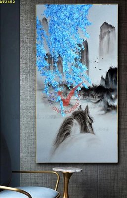 Tải file File tranh hiện đại Sơn Dầu AT2452 (gốc) chủ đề tôn giáo