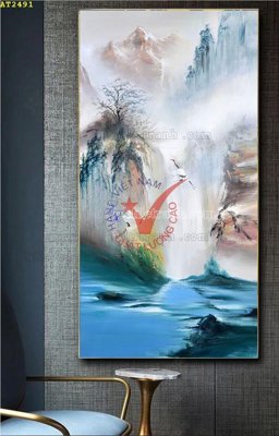 Tệp tin gốc File tranh hiện đại Sơn Dầu AT2491 (dùng cho in ấn) chuyên nghiệp