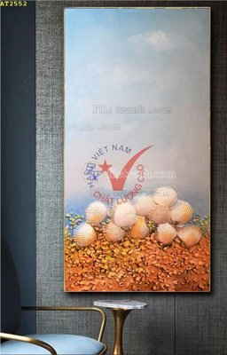 Ảnh gốc File tranh hiện đại Sơn Dầu AT2552 (độ nét cao) in tráng gương