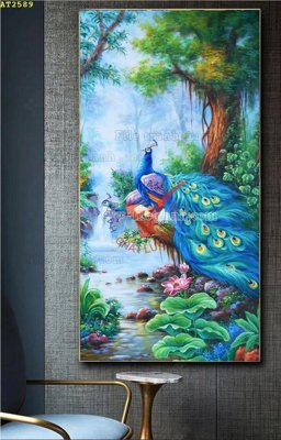 File gốc File tranh hiện đại Sơn Dầu AT2589 (PSD/TIFF) độ phân giải cao