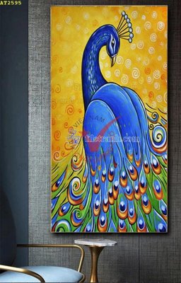 Tải file gốc in lụa File tranh hiện đại Sơn Dầu AT2595 siêu nét