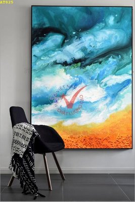 Download file File tranh hiện đại Sơn Dầu AT825 (gốc) in mica cao cấp