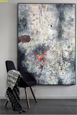Tải file File tranh hiện đại Sơn Dầu AT874 (gốc) in ấn ngay lập tức