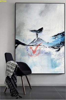 File gốc File tranh hiện đại Sơn Dầu AT946 (trang trí) phòng trẻ em