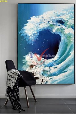 File in trần File tranh hiện đại Sơn Dầu AT956 (file gốc) xuyên sáng