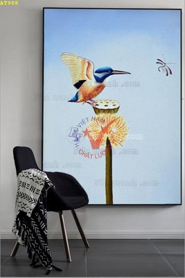 Tải file File tranh hiện đại Sơn Dầu AT988 (gốc) in tranh tráng gương