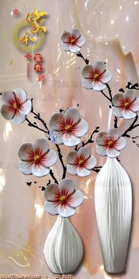 File PSD file gốc bình hoa B101 (chất lượng in ấn)