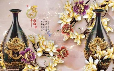 Download file gốc file gốc bình hoa B104 (dùng cho in ấn)