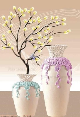 Tải file file gốc bình hoa B135 (gốc) làm file in ấn