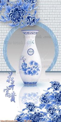 File tranh file gốc bình hoa B139 (ảnh gốc) sắc nét hoàn hảo