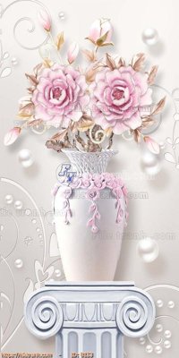 Download file file gốc bình hoa B153 (gốc) in mica cao cấp