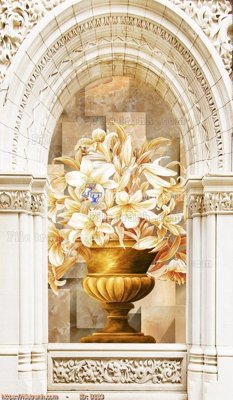 File gốc file gốc bình hoa B183 (PNG) nền trong suốt