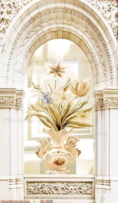 File ảnh file gốc bình hoa B187 (gốc) in standee