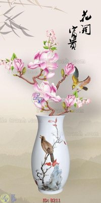 File gốc file gốc bình hoa B211 (ảnh chi tiết) để in ấn