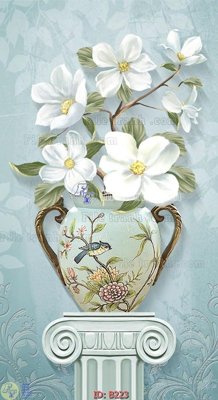 File gốc file gốc bình hoa B223 (chuẩn màu) cho in offset