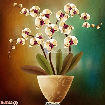 File ảnh gốc file gốc bình hoa B262 (chuyên in mica)