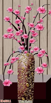 File tranh file gốc bình hoa B311 (bản gốc) trang trí văn phòng