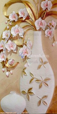 Ảnh gốc file gốc bình hoa B32 (nét căng) in mica