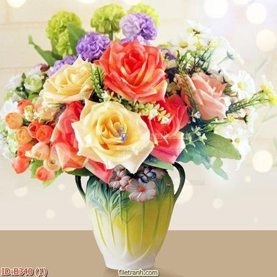 Tải file tranh file gốc bình hoa B340 (ảnh gốc) ngay