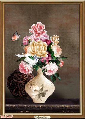 File PSD file gốc bình hoa B363 (bản gốc) dễ dàng edit